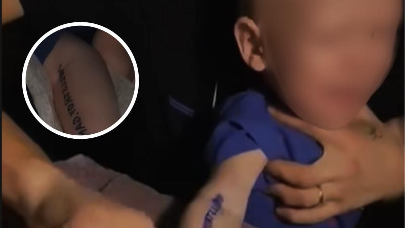 TikTok - Indignante: Padres tatuaron a su bebé de 1 año para ganar concurso realizado por influencer