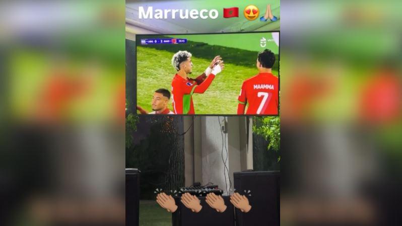 Instagram/kingarturo23oficial - Arturo Vidal apoyó a Marruecos en la final del Mundial Sub 20
