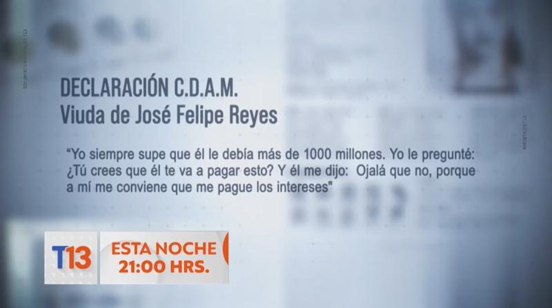 T13 -La inesperada confesión que hizo el "Rey de Meiggs" antes de morir sobre Wilson Verdugo