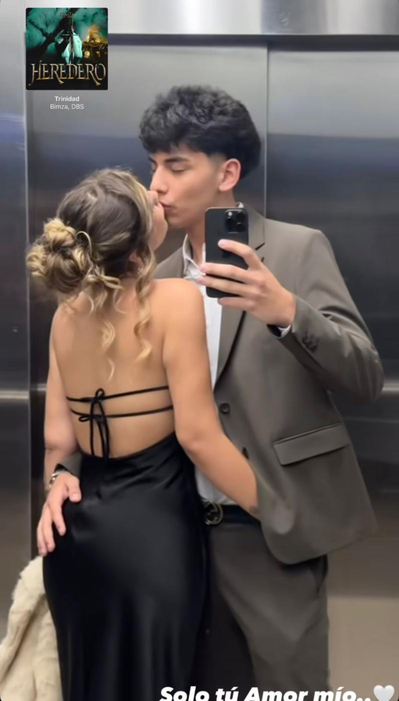 Instagram - Trini Neira, hija de Pamela Díaz, y Bimza, hijo de Kanela