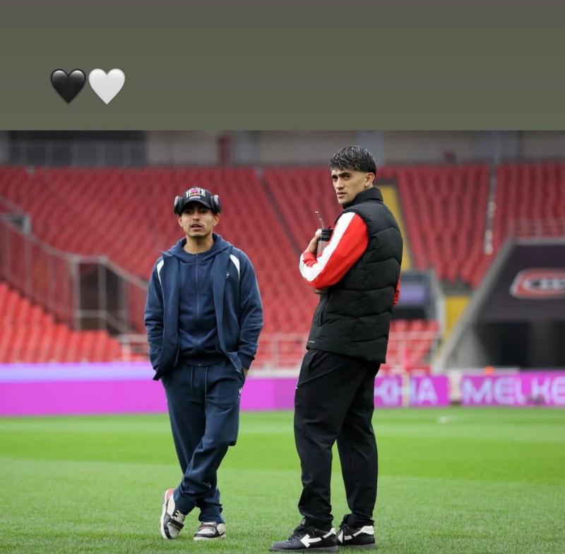 Pablo Solari y Jordhy Thompson en Rusia | Instagram