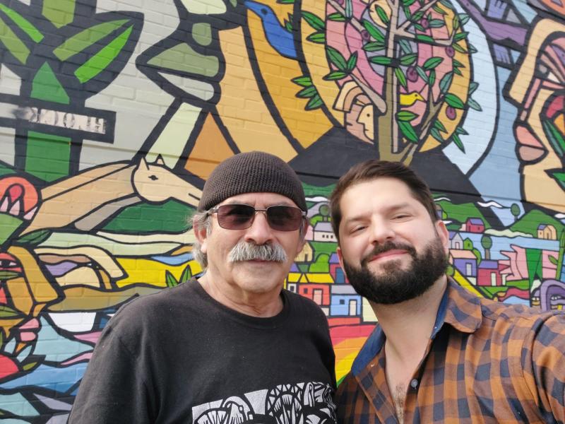 X @GabrielBoric - Mural de Alejandro Mono González