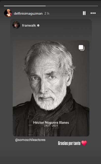 Delfina Guzmán despide a Héctor Noguera