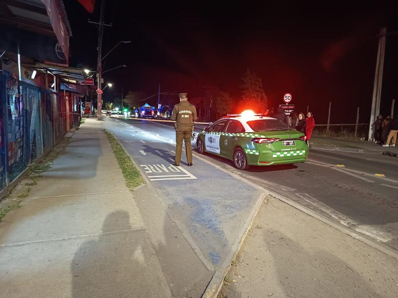 Brutal homicidio en Isla de Maipo: hombre muere tras recibir múltiples puñaladas en plena vía pública