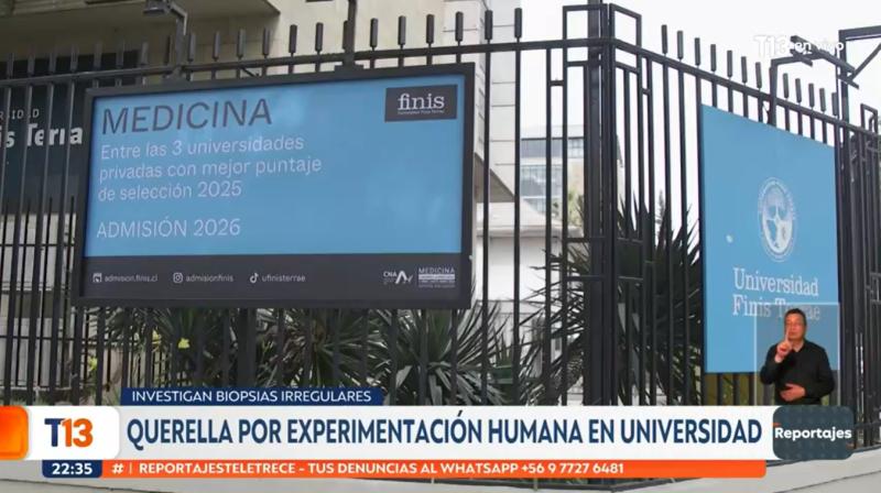 “Llegó al hueso”: Así fue el momento en que profesor de Universidad Finis Terrae experimentó con un alumno en clases | T13