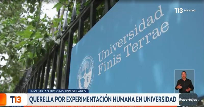 Reportajes T13 - Universidad habló por querella contra profesor