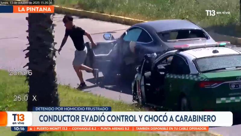 T13 - Intensa persecución en La Pintana