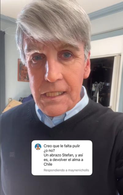 Instagram - Stefan Kramer imitando a Harold Mayne-Nicholls