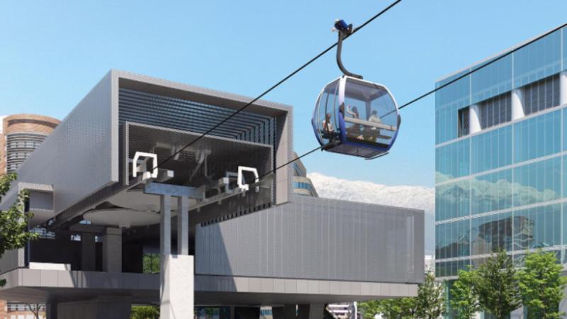 Teleférico Bicentenario tiene un 45% de avance - Gobierno de Chile