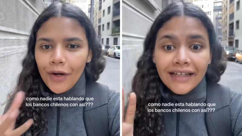 Brasileña reparó detalle de seguridad en bancos chilenos - TikTok