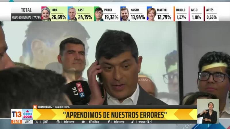 Franco Parisi respondió llamada telefónica en inglés durante punto de prensa