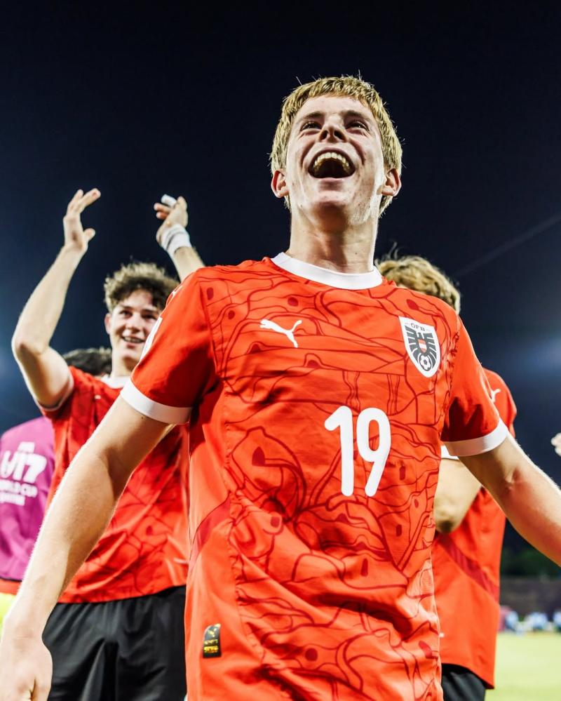 Johannes Moser - Austria Sub 17 - -Instagram (@fifaworldcup)