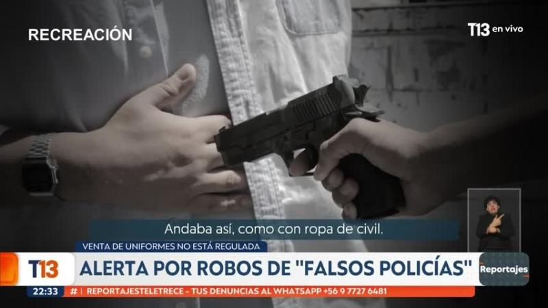 ¿Cómo identificarlos?: Alertan por crímenes cada 12 días de parte de "falsos policías"