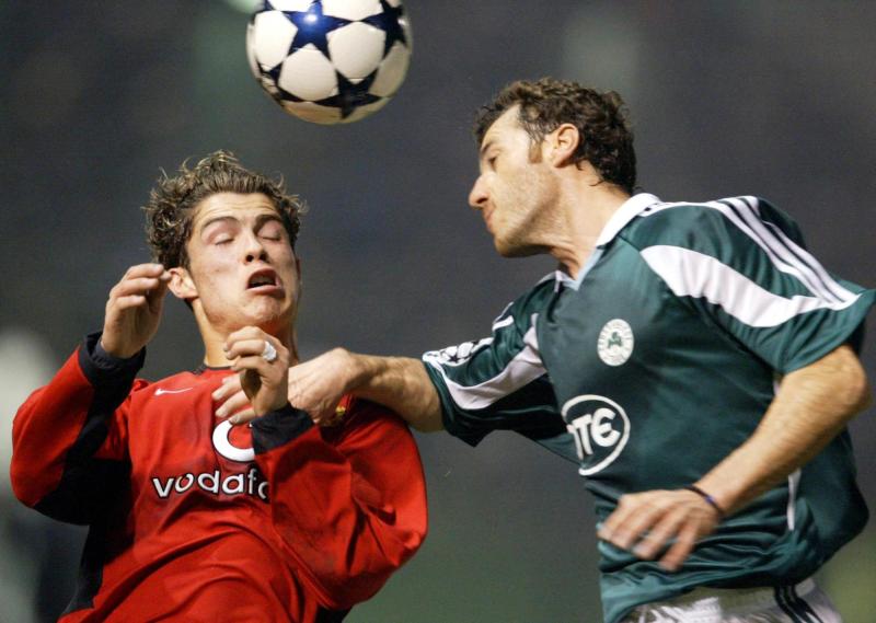 Cristiano Ronaldo en 2003 (AFP)