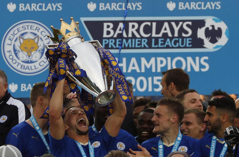Danny Drinkwater campeón de la Premier League - AFP