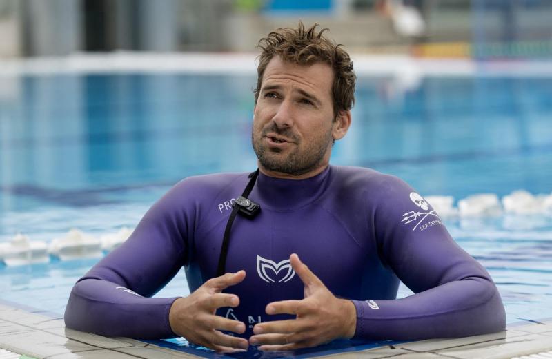 Croata pasó casi media hora sin respirar bajo el agua - AFP