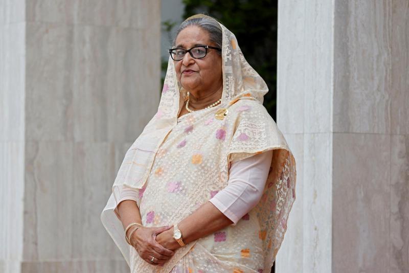 AFP - Sheikh Hasina, la ex primera ministra de Bangladesh