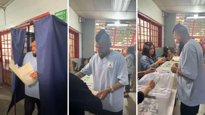 Captura - El chascarro de Arturo Vidal en las Elecciones 2025