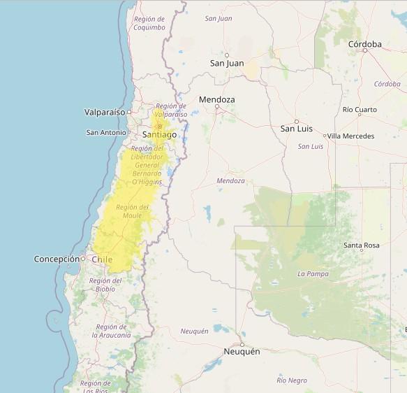 Imagen de la alerta del DMC por las altas temperaturas