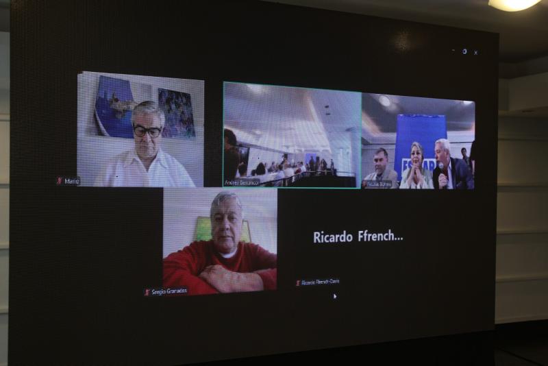 Exministro Marcel participó en la reunión de forma telemática - ATON