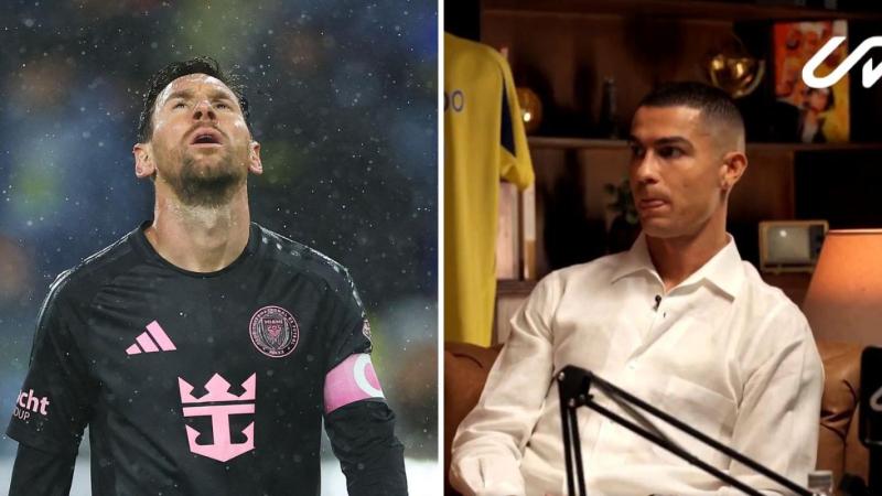 AFP y captura - Lionel Messi y Cristiano Ronaldo