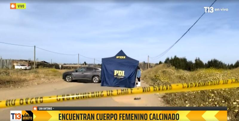 T13 - Hallan cuerpo de mujer calcinada en San Antonio