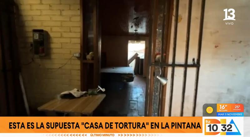 Canal 13 - Casa donde fue hallada Valentina Alarcón