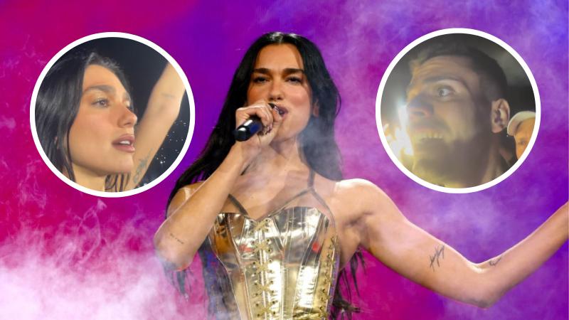 AFP/ Instagram - Fan chileno vivió inolvidable momento con Dua Lipa durante su show