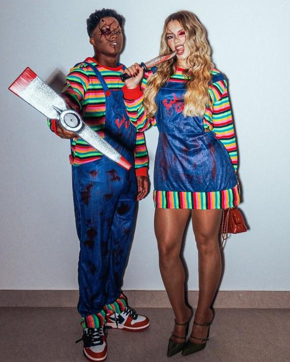 Endrick y su esposa como "Chucky"