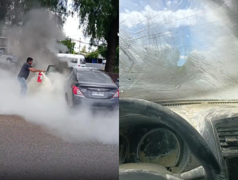 Auto en el que viajaba Junior Playboy se incendió: “El monóxido de carbono era muy fuerte” - Instagram juniorplayboy69