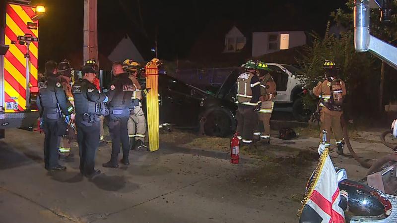Carabinero sería el responsable del choque en Las Condes - T13