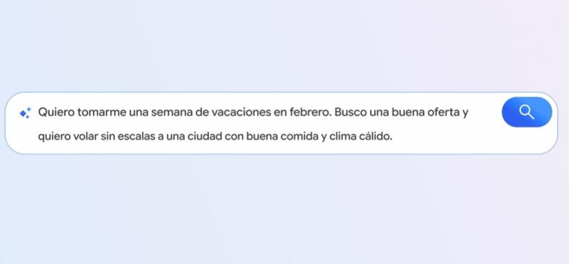 Ejemplo de la nueva inteligencia artificial de Google