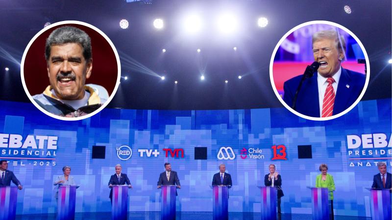 Agencia Uno -Agencia Uno/AFP - Qué harían ante un llamado de Trump pidiendo apoyo para invadir Venezuela: Esto respondieron los candidatos