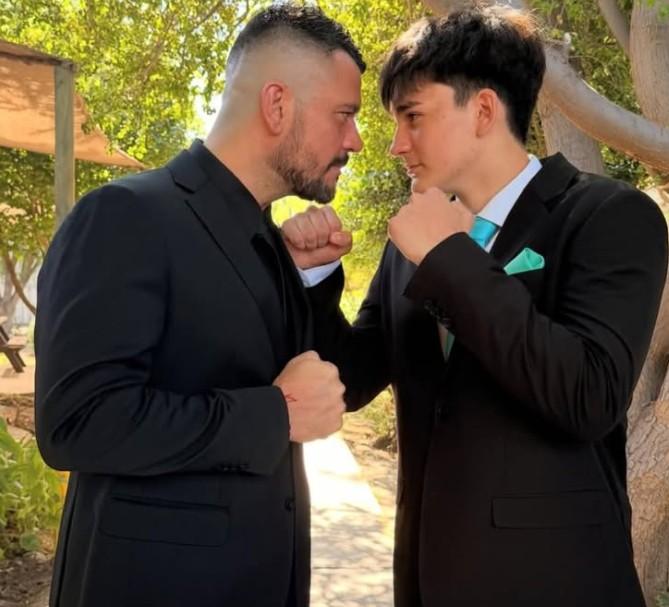 Juan Pedro Verdier y su hijo