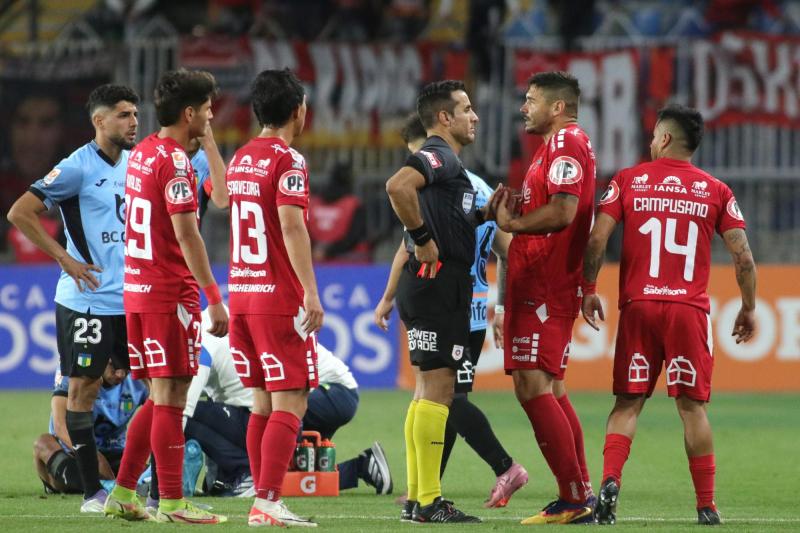 "¡Te haces el guapo aquí, cu...!": Los duros insultos que consignó Piero Maza tras el partido entre Ñublense y O'Higgins - Photosport