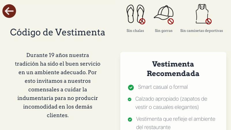 Restaurante Baco - Protocolo de vestimenta de restaurante al que fue a almorzar Karla Melo