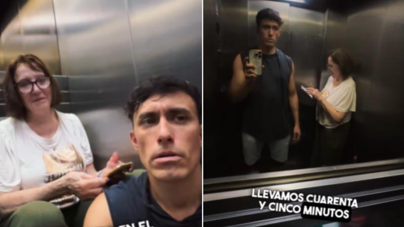 Instagram - El agobiante momento que vivió Roberto Cox junto a su madre al quedar atrapados