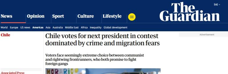 The Guardian y su portada para estas elecciones 2025