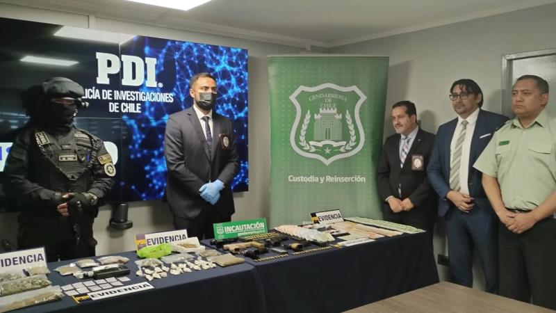 Detenciones en el operativo "Margen Rojo" - Fiscalía de Iquique/PDI