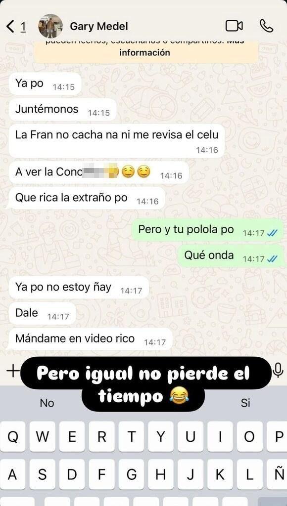 WhatsApp - Mensajes de Gary Medel