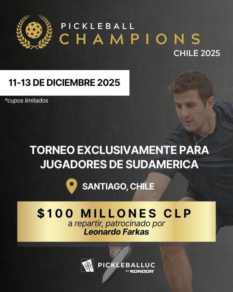 Farkas organiza campeonato ofrece 100 millones de pesos a los ganadores - Cedida