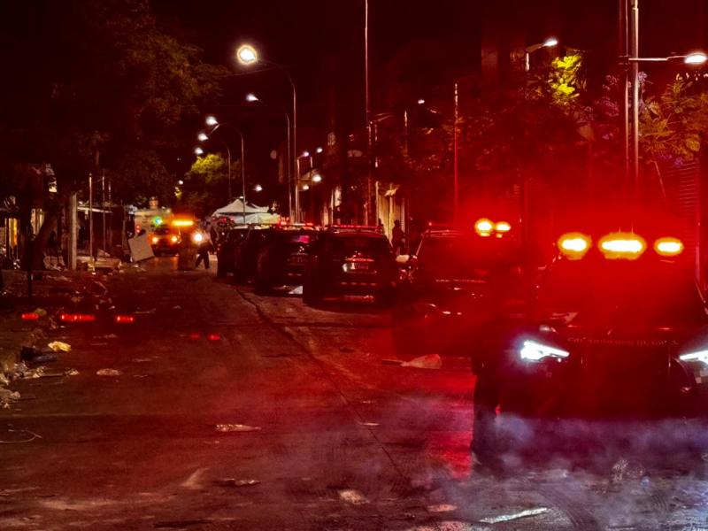 No se registraron detenidos por el procedimiento en Barrio Meiggs.