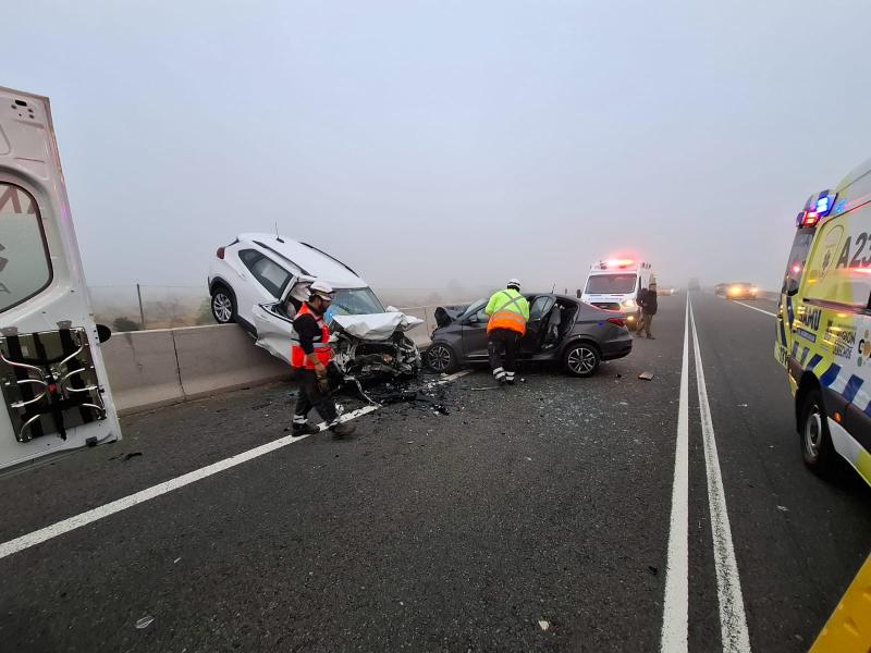Cedida a T13 - Accidente en San Felipe