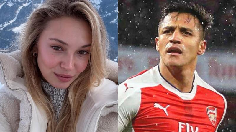 Alexandra Litvinova y Alexis Sánchez - Instagram