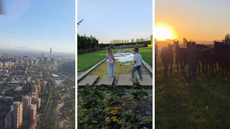 Así es la exclusa vivienda de Benjamín Vicuña en Pirque - Redes sociales