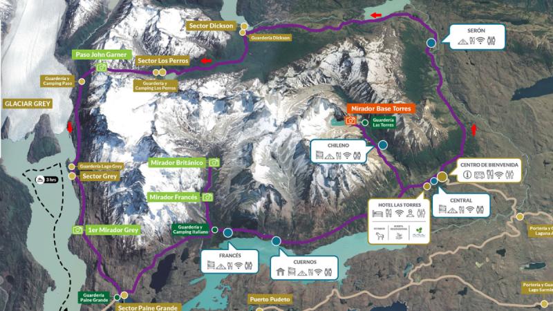 Cómo es el 'Circuito O' en Torres del Paine - Torres del Paine