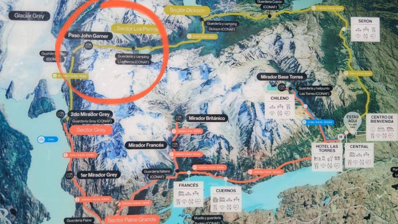 El sector más difícil del trayecto