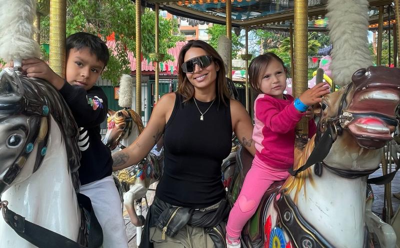 Instagram - Lisandra Silva y sus hijos