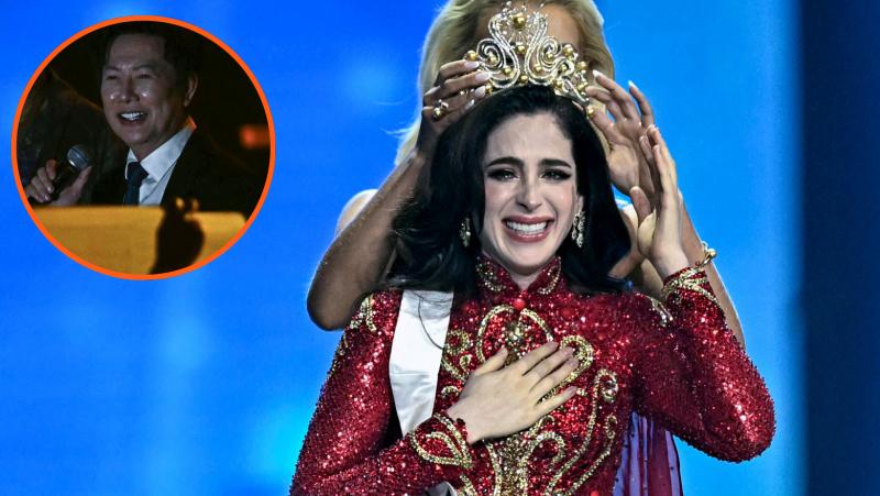La reacción de Nawat tras el triunfo de Fátima Bosch en Miss Universo - AFP