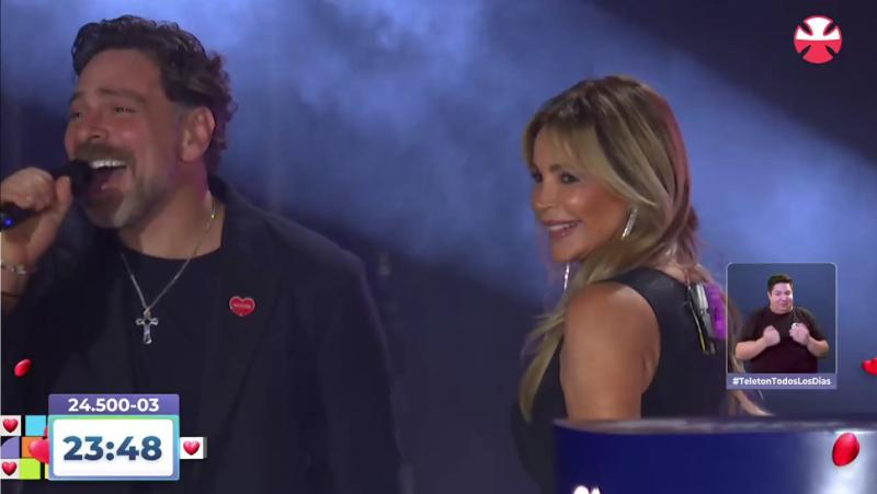 T13 - José Antonio Neme y Eva Gómez en la Teletón